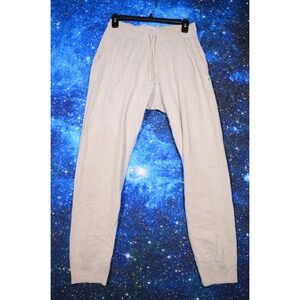 Reigning Champ Sweatpants Mens Small Heather‎ Gray Drawstring Patch Logo Canada